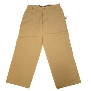 NWT vintage wide leg carpenter khakis pants tommy Hilfiger